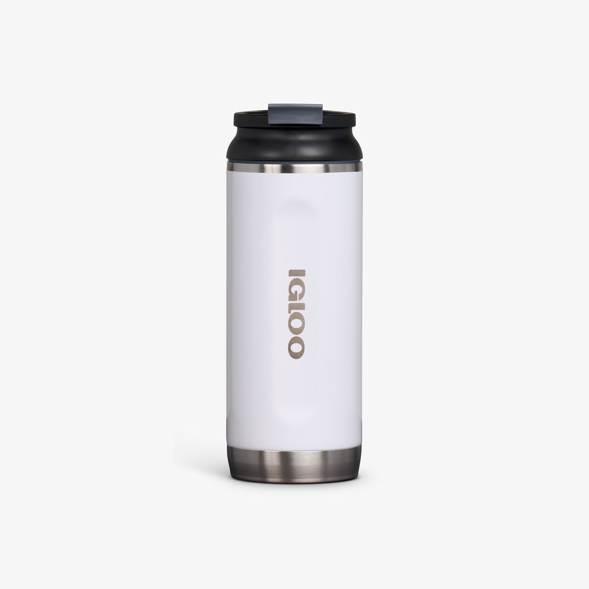 16 Oz Flip ‘n’ Sip Tumbler K2 - Gloss White - Front View