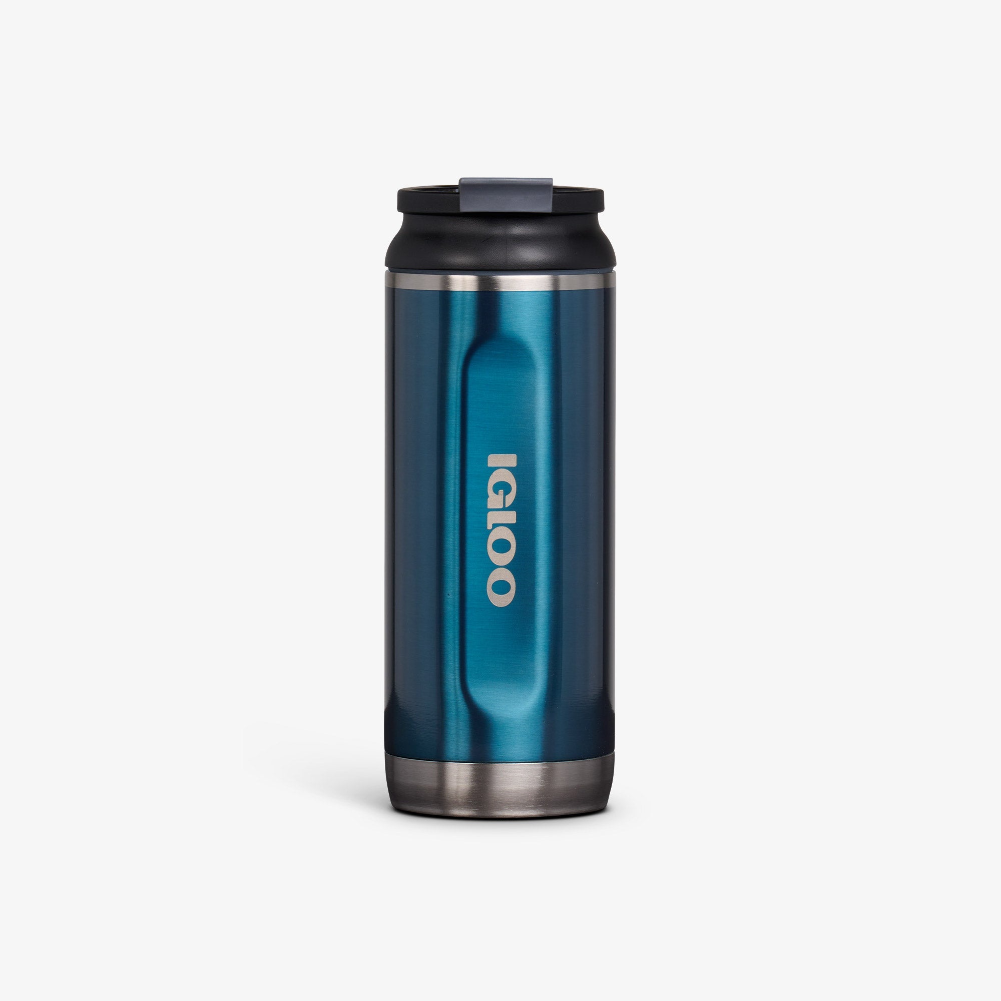 16 Oz Flip ‘n’ Sip Tumbler K2 - Gloss Modern Blue - Front View