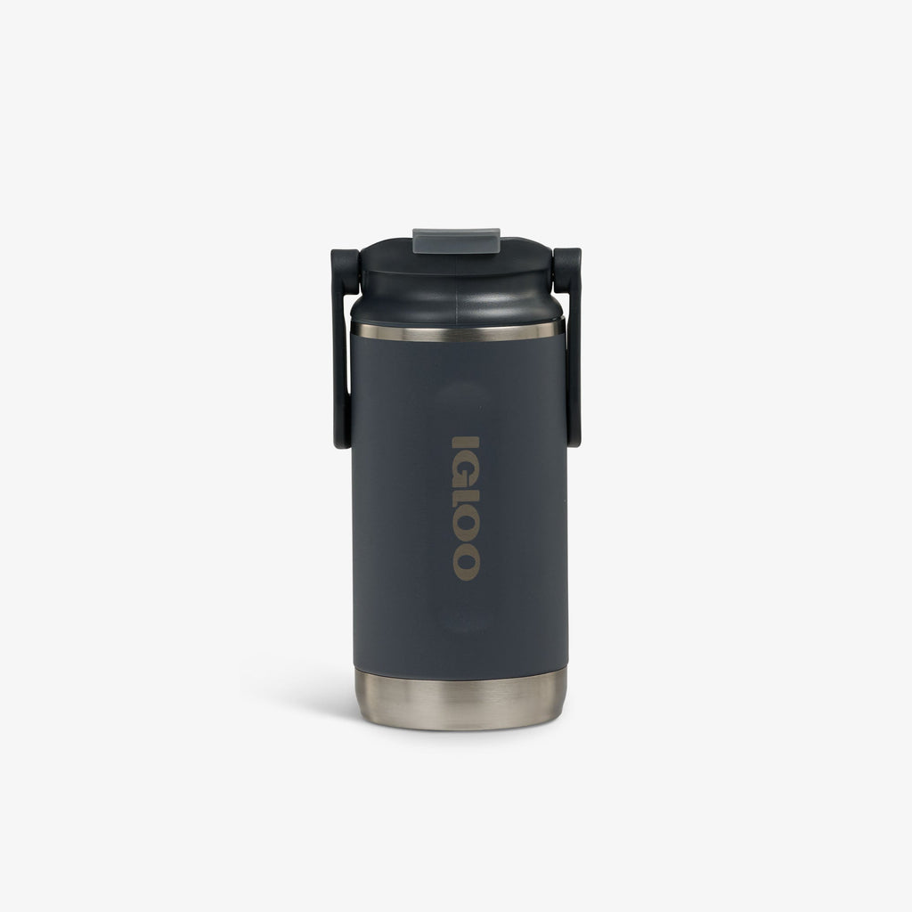 12 Oz Flip ‘n’ Sip Tumbler U8 - Carbonite - Front View