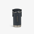 12 Oz Flip ‘n’ Sip Tumbler U8 - Carbonite - Front View