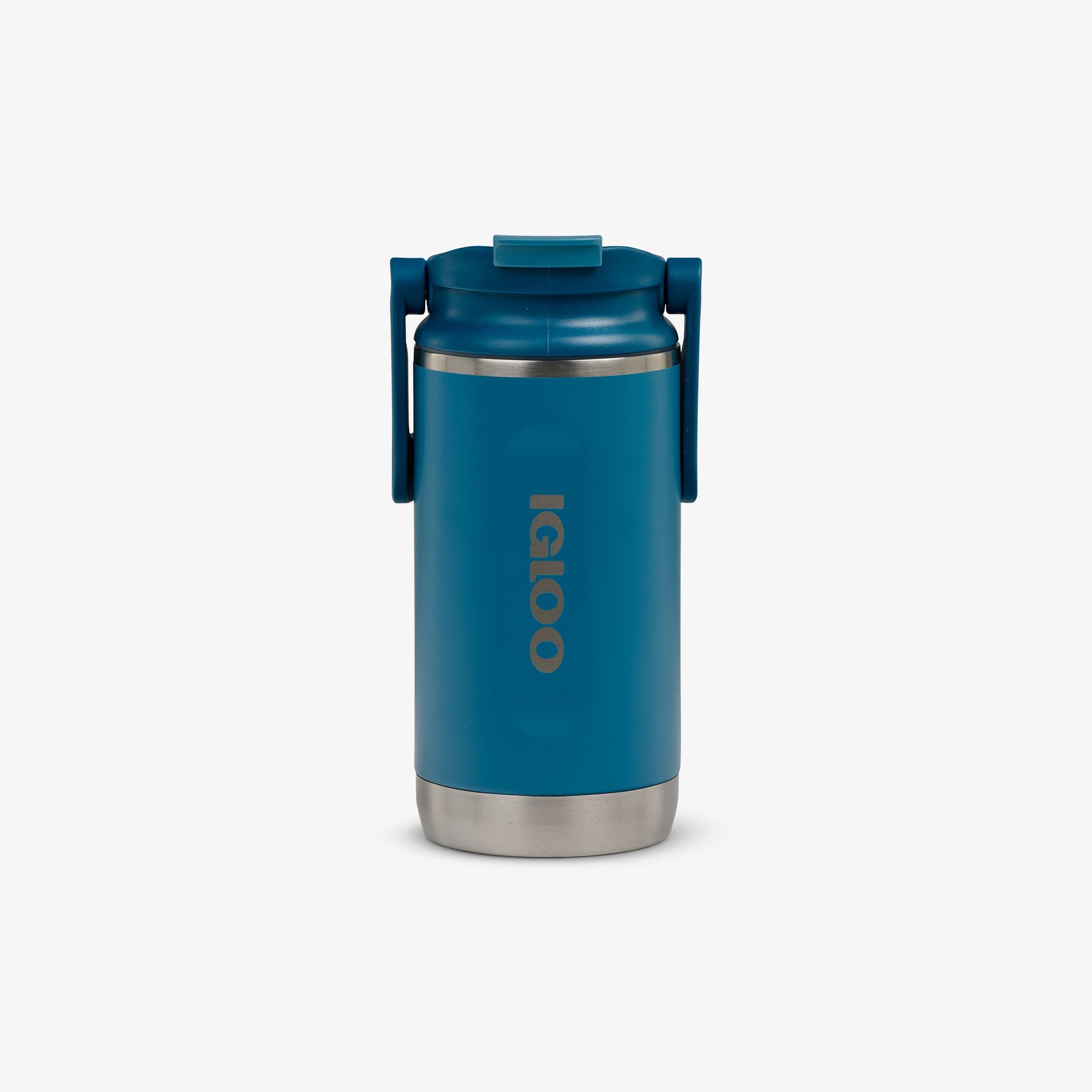 12 Oz Flip ‘n’ Sip Tumbler U8 - Modern Blue - Front View