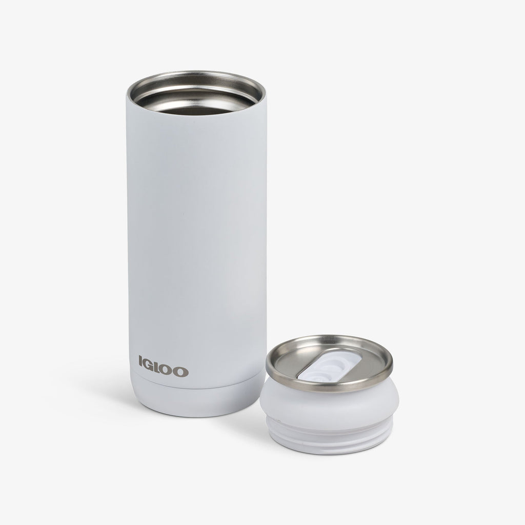 16 Oz Can F2 - White - Open View